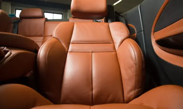 Before Full Upholstery Cleaning for Leather & Vinyl Furniture in Los Angeles, CA