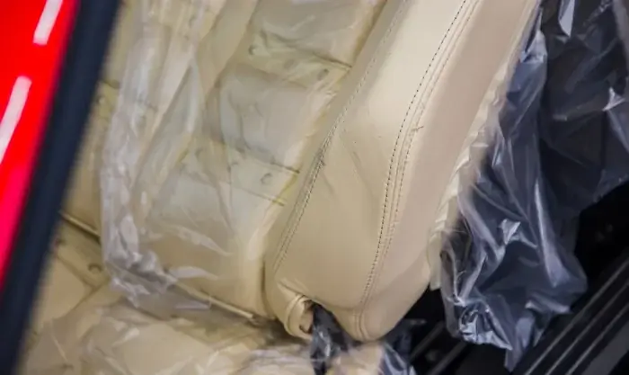 Before Full Upholstery Cleaning for Leather & Vinyl Furniture in Los Angeles, CA (example 2)