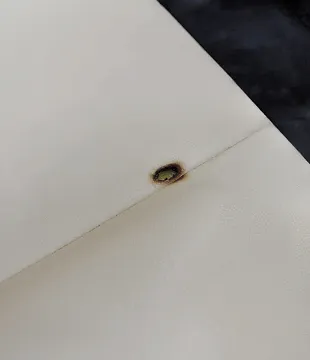 REPAIRING BURN MARKS ON LEATHER FURNITURE