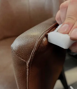 REPAIRING SCRATCHES AND SCUFFS ON LEATHER FURNITURE