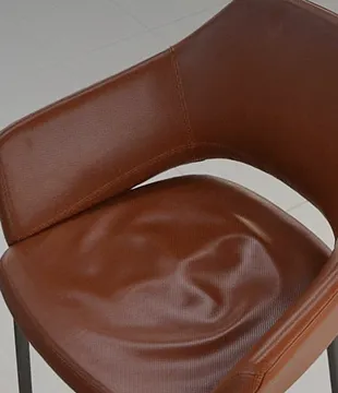 REMOVE WAVES AND BUBBLES ON LEATHER FURNITURE