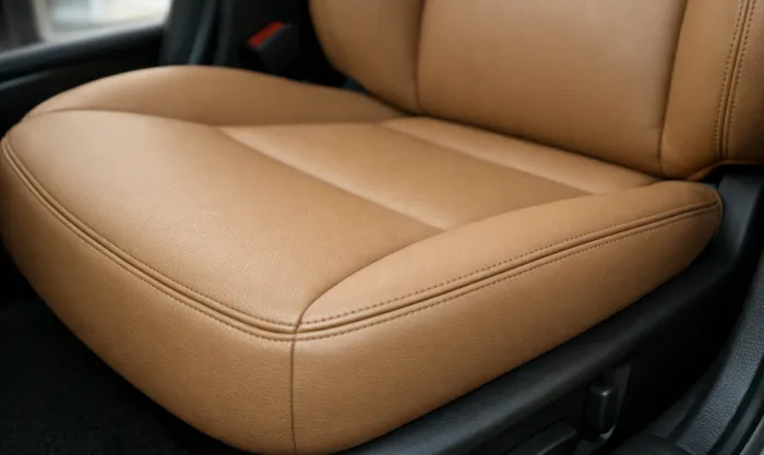 After Wave and Bubble Repair on Driver Seat Cushion in Los Angeles
