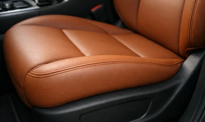 When a car seat is worn out, reupholstery beats patching