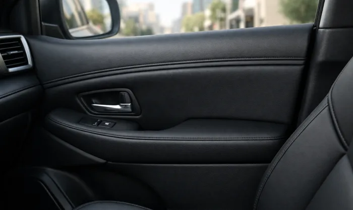 Can scratched dash plastic be blended, or should it be replaced?