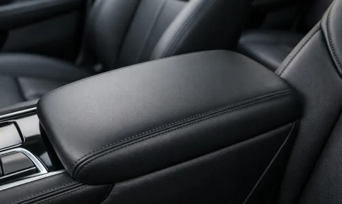 After Deep Gouge Repair on Center Console Trim in Los Angeles