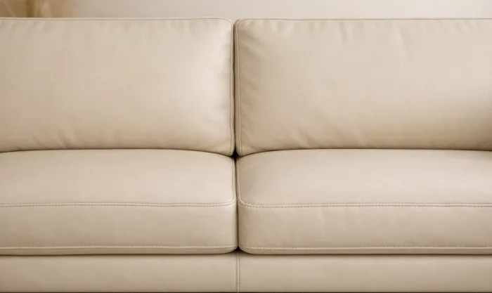 When cleaner leaves leather shiny, sticky, or streaked
